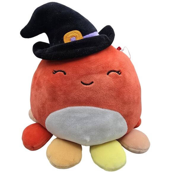 Squishmallows Other - Squishmallows “Detra” the Octopus w/ Witch Hat Halloween Squad 8” Plush Toy